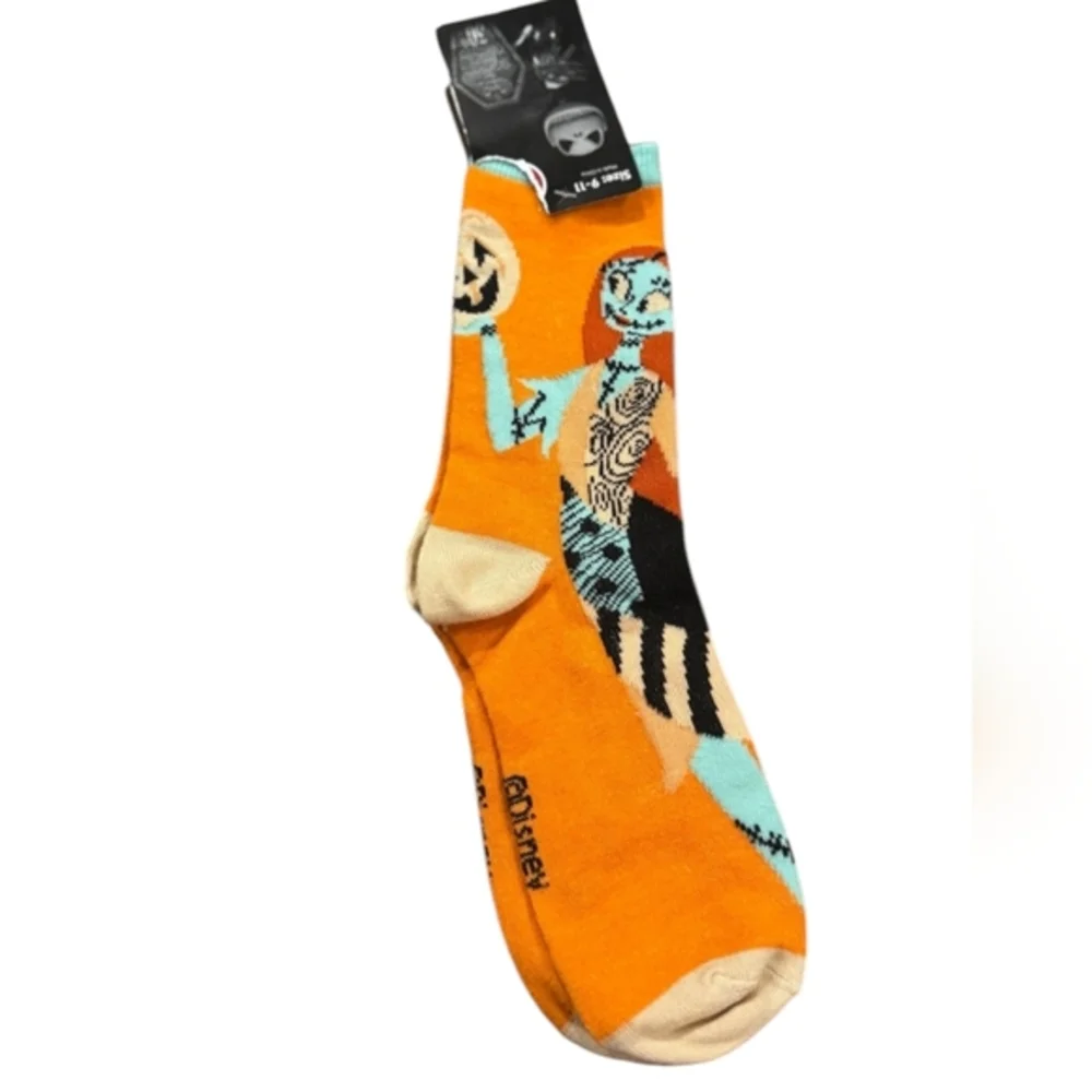 Disney Nightmare‎ Before Christmas Sally Womens Crew Novelty Socks Size 9-11